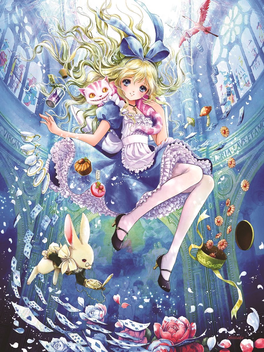 Tableau-Alice-au-Pays-des-Merveilles-Editions-le-Heron-d-Argent ~ Alice au pays des Merveilles ~ – Image 1