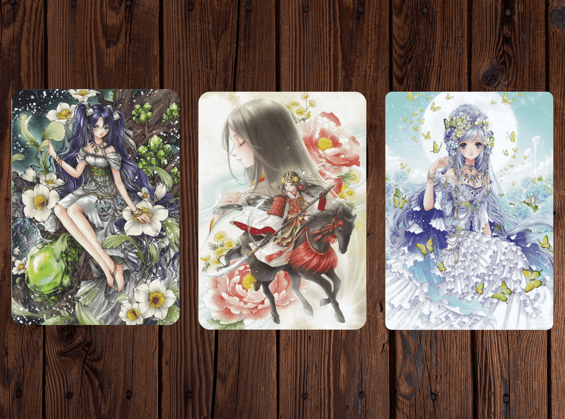 CP Contes Japonais Pack 3 Prints Luxe A5 - Asian Queens – Image 1