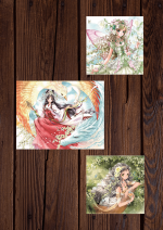 Pack Goodies Shiitake - Magnet et Dessous de Verre