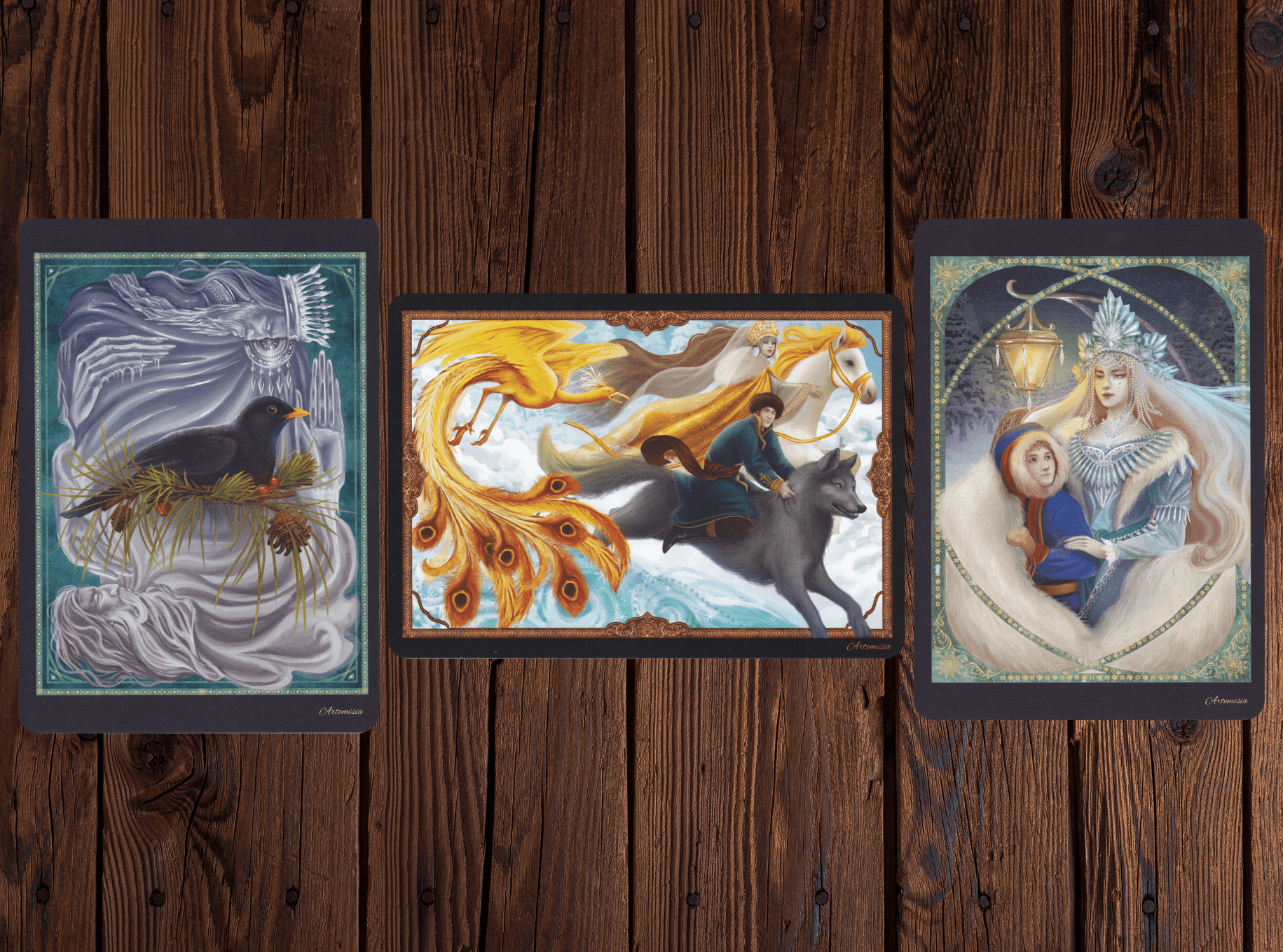 cp légendes hiver Pack 3 Prints Luxe A5 - Contes et Légendes de l'Hiver – Image 1